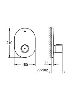 Смеситель для душа Grohe Grohtherm 2000 Special 19418 000 купить в интернет-магазине сантехники Sanbest