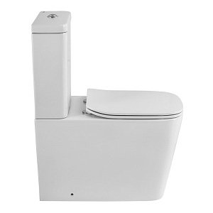 Унитаз BelBagno ALBANO BB120CP P-trap безободковый, с бачком купить в интернет-магазине Sanbest