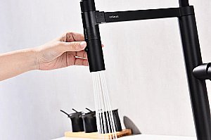 Смеситель для кухни Paulmark Leader Le214101-AN антрацит купить в интернет-магазине сантехники Sanbest