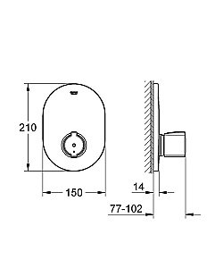 Смеситель для душа Grohe Grohtherm 2000 Special 19418 000 купить в интернет-магазине сантехники Sanbest
