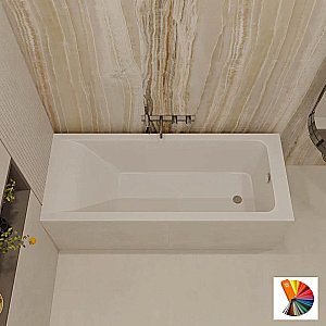 Ванна из искусственного камня Veconi Solita Slim SLTSLIM18070RAL 180х70 цвет по ral купить в интернет-магазине Sanbest