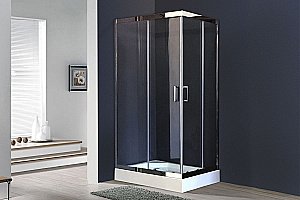 Душевой уголок Royal Bath RB8090HPD-T-CH 90х80 прозрачный купить в интернет-магазине Sanbest