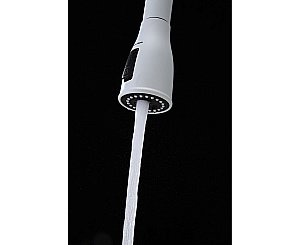 Смеситель для кухни Paulmark Lange La214212-WH белый матовый купить в интернет-магазине сантехники Sanbest