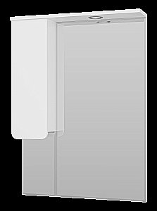 Зеркало со шкафом Misty Чегет 75 П-Чег-02075-01 белый в ванную от интернет-магазине сантехники Sanbest