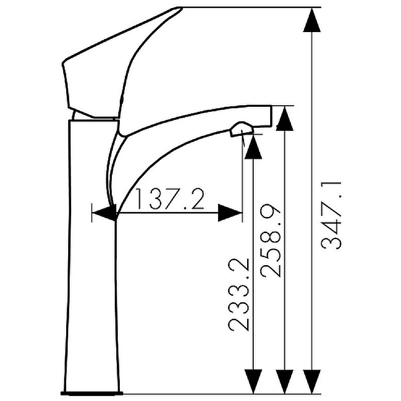 Смеситель для раковины Kaiser Calla 71111 купить в интернет-магазине сантехники Sanbest