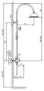 Душевая система Timo Adelia SX-6010/00 хром купить в интернет-магазине сантехники Sanbest