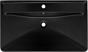 Тумба подвесная с раковиной Aquanet Ирис New 90 336311+329250 белая глянцевая для ванной в интернет-магазине Sanbest