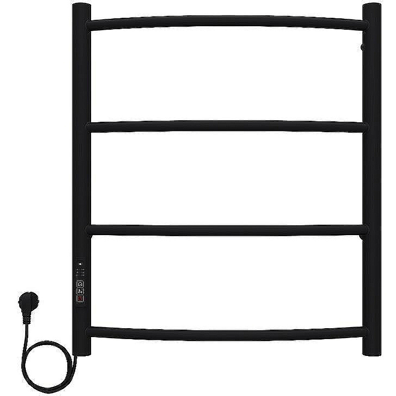 Полотенцесушитель электрический Azario VERONA П4 500х600 AZ04756B черный купить в интернет-магазине сантехники Sanbest