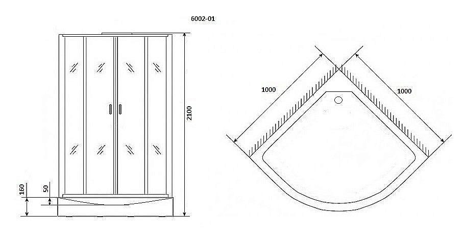 Душевая кабина Niagara Premium NG- 6002-01 100x100 купить в интернет-магазине Sanbest