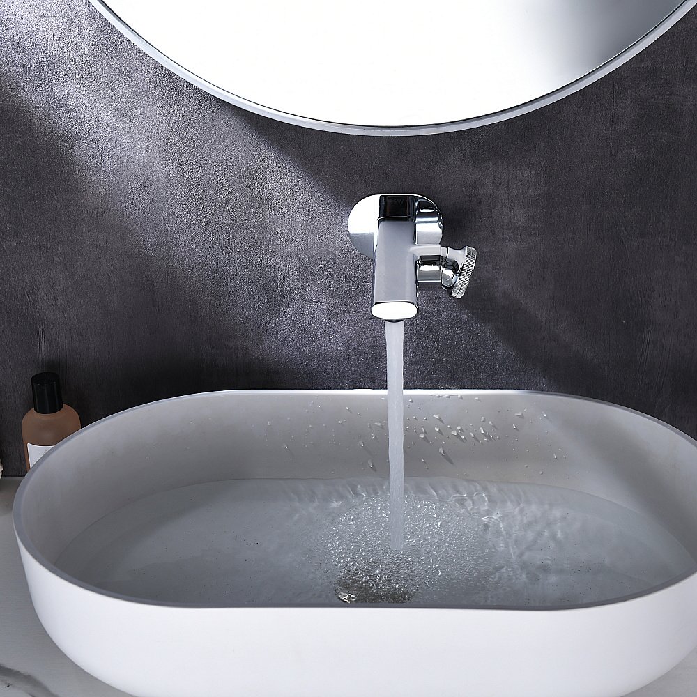 Смеситель для раковины Black&white Gravity GF-7407-С хром купить в интернет-магазине сантехники Sanbest