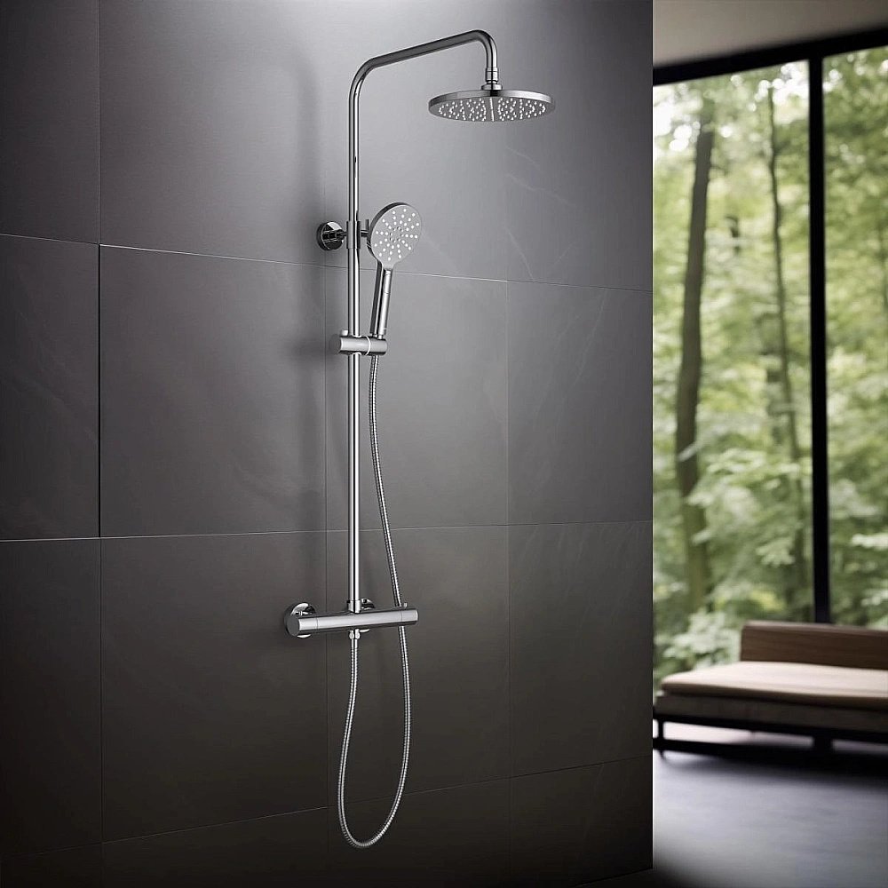 Душевая система Aquatek Европа AQ2343CR хром купить в интернет-магазине сантехники Sanbest