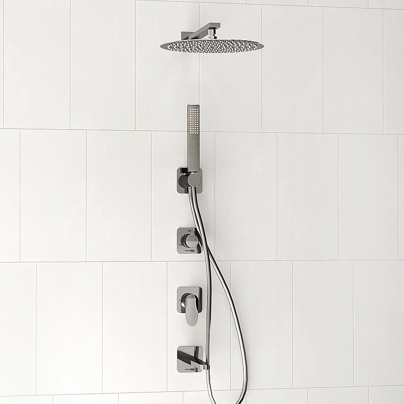 Душевая система WasserKRAFT Weida 3100 SET2840 хром купить в интернет-магазине сантехники Sanbest