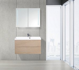 Тумба с раковиной Belbagno REGINA 100 Marmo Rosa для ванной в интернет-магазине Sanbest