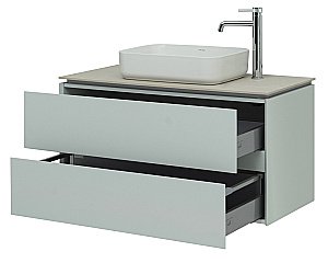 Тумба с раковиной Allen Brau Infinity 100 1.21003.PWM папирус матовый для ванной в интернет-магазине Sanbest