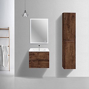 Тумба с раковиной Vincea Mia Slim 600 R.Wood для ванной в интернет-магазине Sanbest