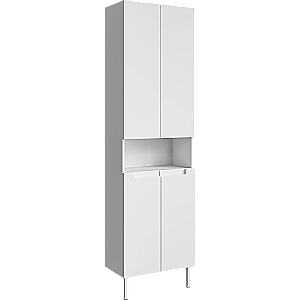 Пенал Aqwella Ванкувер 55 напольный, белый для ванной в интернет-магазине сантехники Sanbest