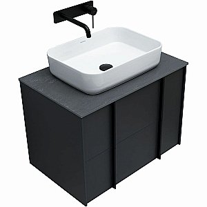 Тумба с раковиной Allen Brau Reality 70 1.32004.AM антрацит матовый для ванной в интернет-магазине Sanbest