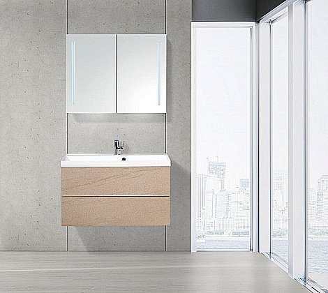 Тумба с раковиной Belbagno REGINA 100 Marmo Rosa для ванной в интернет-магазине Sanbest