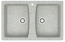 Кухонная мойка Azario Elmas 78х50 CS00078335 светло-серая матовая купить в интернет-магазине сантехники Sanbest