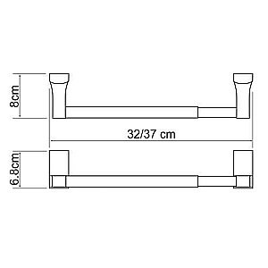 Держатель бумажных полотенец WasserKRAFT Exter K-5291 купить в интернет-магазине сантехники Sanbest