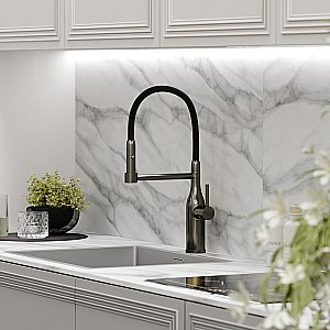 Смеситель для кухни Sancos Pride SC4011GG вороненая сталь купить в интернет-магазине сантехники Sanbest