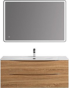 Тумба с раковиной BelBagno MARINO-CER-N-1200-2C-SO-WO-P Rovere Bianco для ванной в интернет-магазине Sanbest