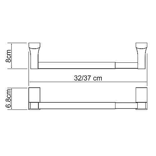 Держатель бумажных полотенец WasserKRAFT Exter K-5291 купить в интернет-магазине сантехники Sanbest