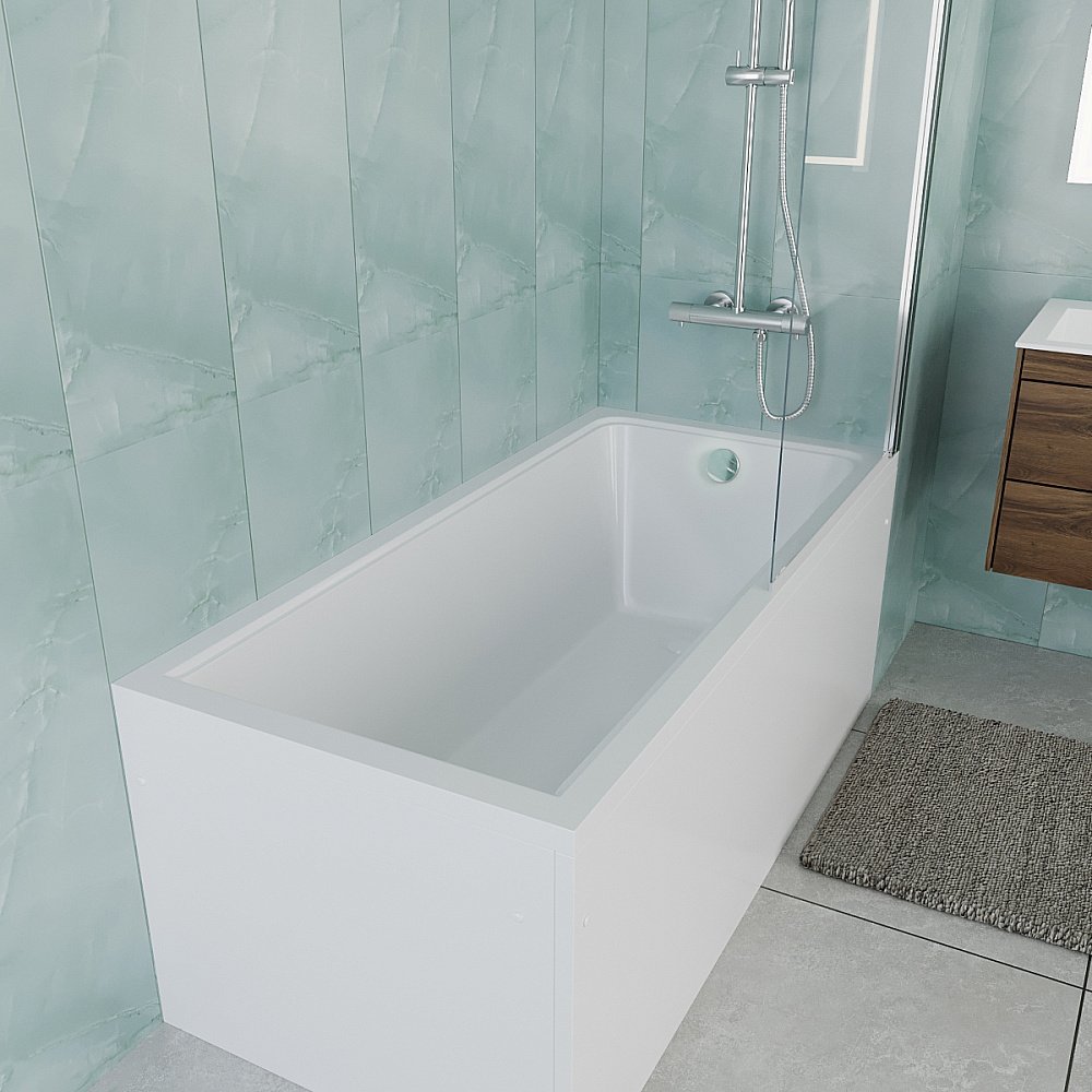 Ванна акриловая Vincea VBT-2G150-LG 150x70 белая с ножками купить в интернет-магазине Sanbest