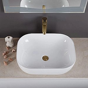 Раковина накладная Belbagno 50 BB1302 белая купить в интернет-магазине Sanbest