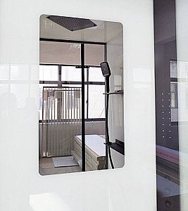 Душевая кабина Esbano ESM-QUADRO-90 стекло прозрачное/профиль черный купить в интернет-магазине Sanbest