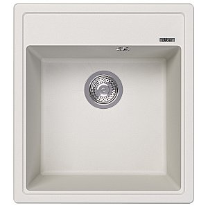 Кухонная мойка Abber Quarz 46х51 AQ2901W белая матовая купить в интернет-магазине сантехники Sanbest