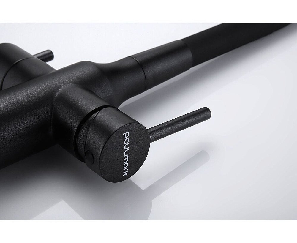 Смеситель для кухни Paulmark Salix Sa213419-BLM черный  купить в интернет-магазине сантехники Sanbest