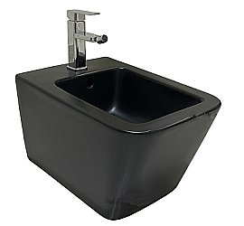 Биде подвесное CeramaLux NS5370MB черный матовый купить в интернет-магазине Sanbest