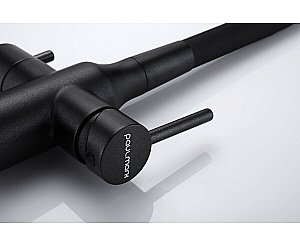 Смеситель для кухни Paulmark Salix Sa213419-BLM черный  купить в интернет-магазине сантехники Sanbest