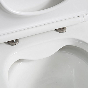 Унитаз-компакт напольный BelBagno Lounge BB045CPR/SC+BB045/051T белый, безободковый, с крышкой микролифт, с бачком купить в интернет-магазине Sanbest