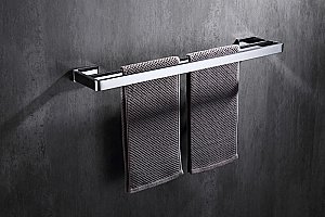 Полотенцедержатель двойной Abber WESTEN AA1757 60 хром купить в интернет-магазине сантехники Sanbest