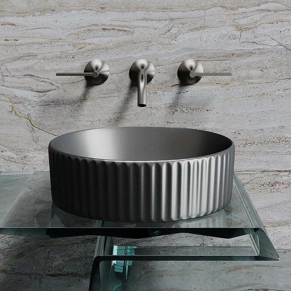 Раковина Ceramica Nova Element CN6057MDH темный антрацит матовый купить в интернет-магазине Sanbest