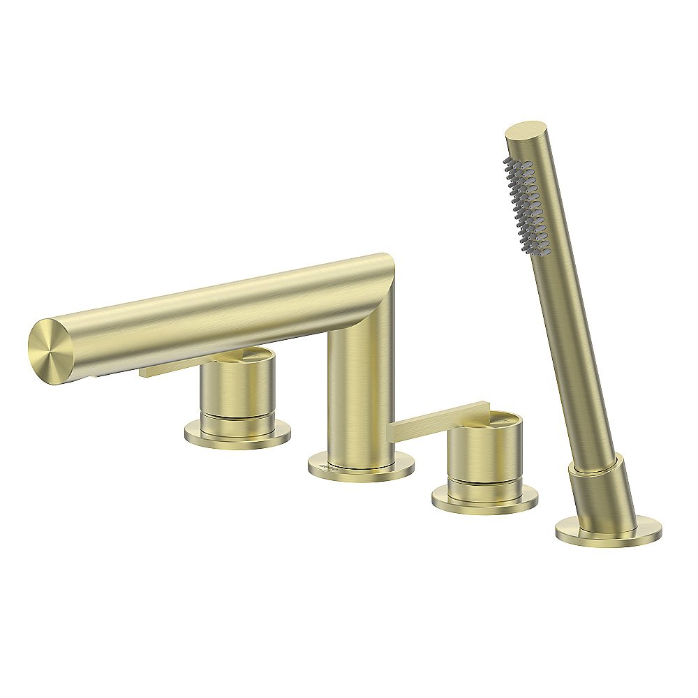 Смеситель для ванны Abber Perfekte 316 AF8A13BG брашированное золото купить в интернет-магазине сантехники Sanbest