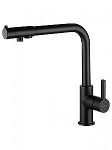 Смеситель для кухни c подключением фильтра WONZON & WOGHAND, Черный матовый (WW-88458008-MB) купить в интернет-магазине сантехники Sanbest