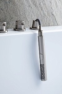 Смеситель для ванны Allen Brau Priority 5.31007-BN купить в интернет-магазине сантехники Sanbest