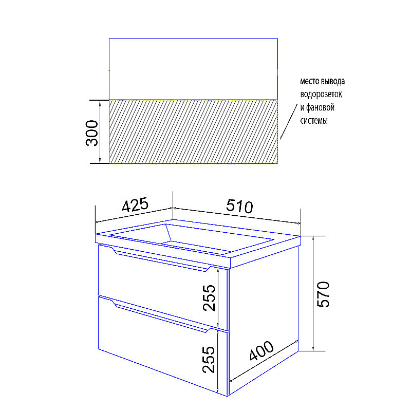 Инсталляция для унитаза Azario AZ-8010-1000 купить в интернет-магазине сантехники Sanbest