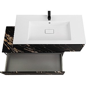 Нижняя тумба Cezares SLIDER-1000-1C-PI-NF-P черный фьюжн для ванной в интернет-магазине сантехники Sanbest