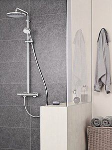 Душевая система Grohe Tempesta Cosmopolitan 26670000 хром купить в интернет-магазине сантехники Sanbest