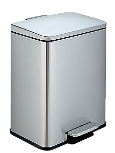 Ведро для мусора WeltWasser Golf 10000013413 сталь матовая купить в интернет-магазине сантехники Sanbest