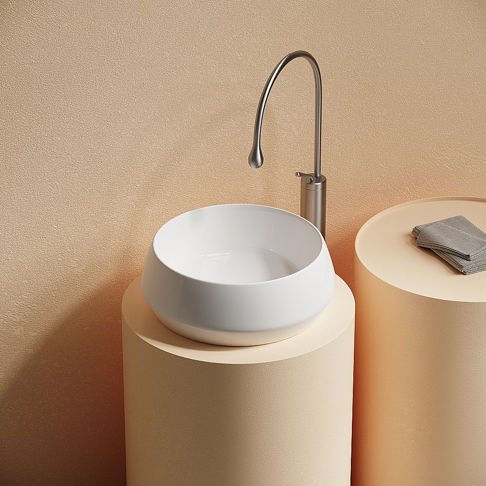 Раковина Ceramica Nova Maya CN12004 белая купить в интернет-магазине Sanbest