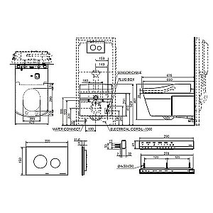 Унитаз TOTO NEOREST AC CW996PVD#NW1 безободковый, слив торнадо купить в интернет-магазине Sanbest