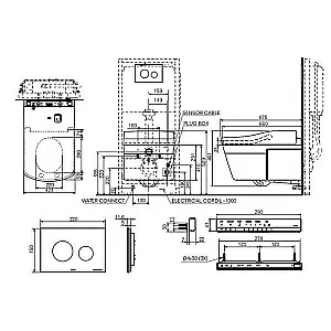 Унитаз TOTO NEOREST AC CW996PVD#NW1 безободковый, слив торнадо купить в интернет-магазине Sanbest