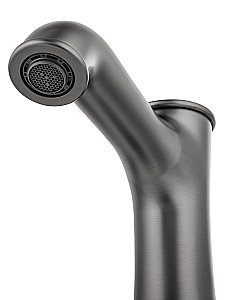 Смеситель для раковины на 3 отверстия WONZON & WOGHAND STEAM WW-88159008-BGM темный графит купить в интернет-магазине сантехники Sanbest