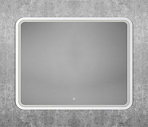 Зеркало Art&Max GENOVA AM-Gen-900-800-DS-F-White в ванную от интернет-магазине сантехники Sanbest