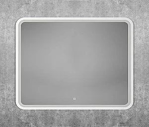 Зеркало Art&Max GENOVA AM-Gen-900-800-DS-F-White в ванную от интернет-магазине сантехники Sanbest